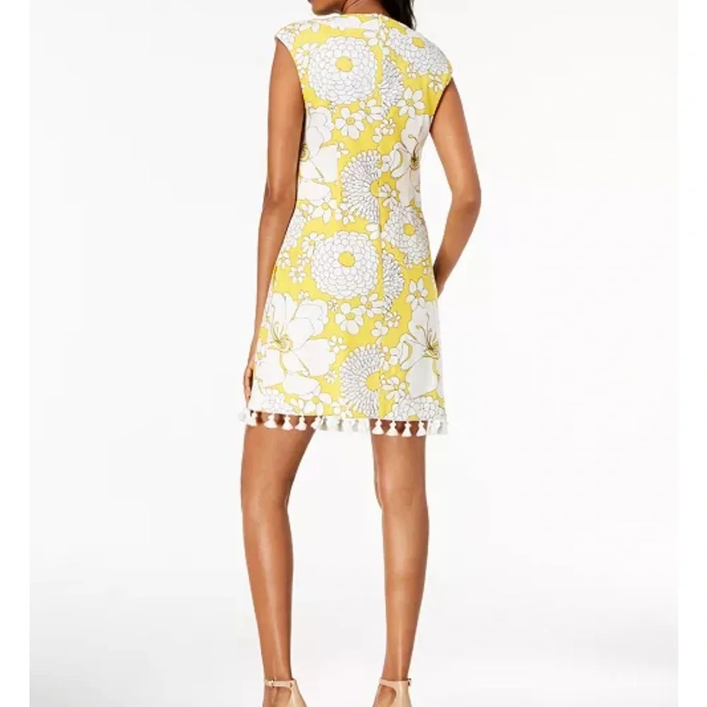 Trina Turk Tassel-Trim Sheath Dress
